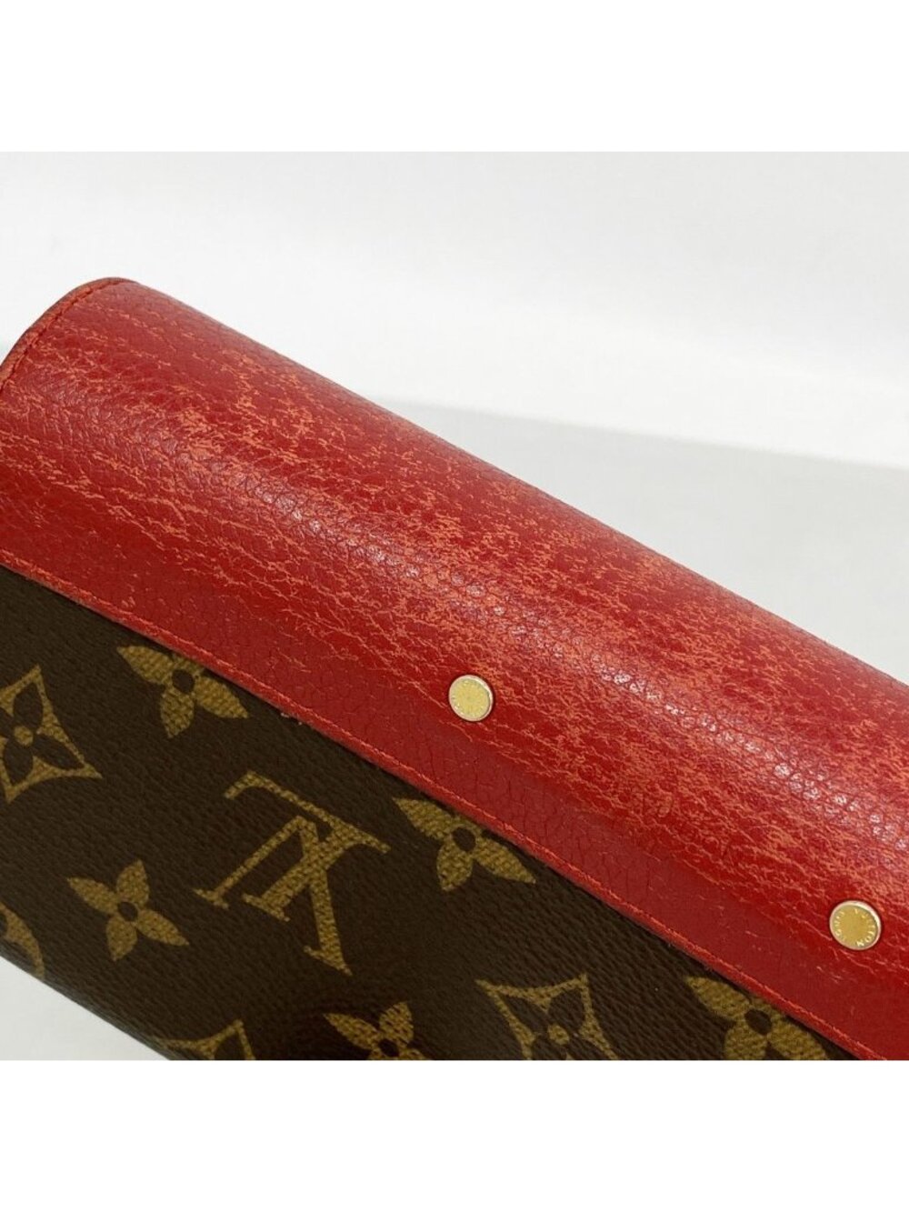 Louis Vuitton Wallet Monogram Portefeuille Pallas Brown Cerise - Picture 8 of 10